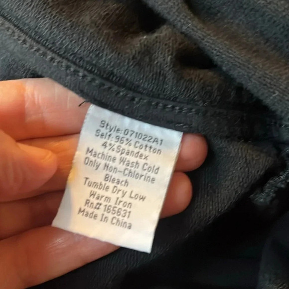 CALME By Johnny Was Skirt Size Large Terry Commuter Short Black Athleisu… - Picture 8 of 8